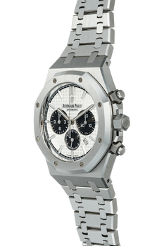 AUDEMARS PIGUET ROYAL OAK CHRONOGRAPH 41MM WHITE DIAL
