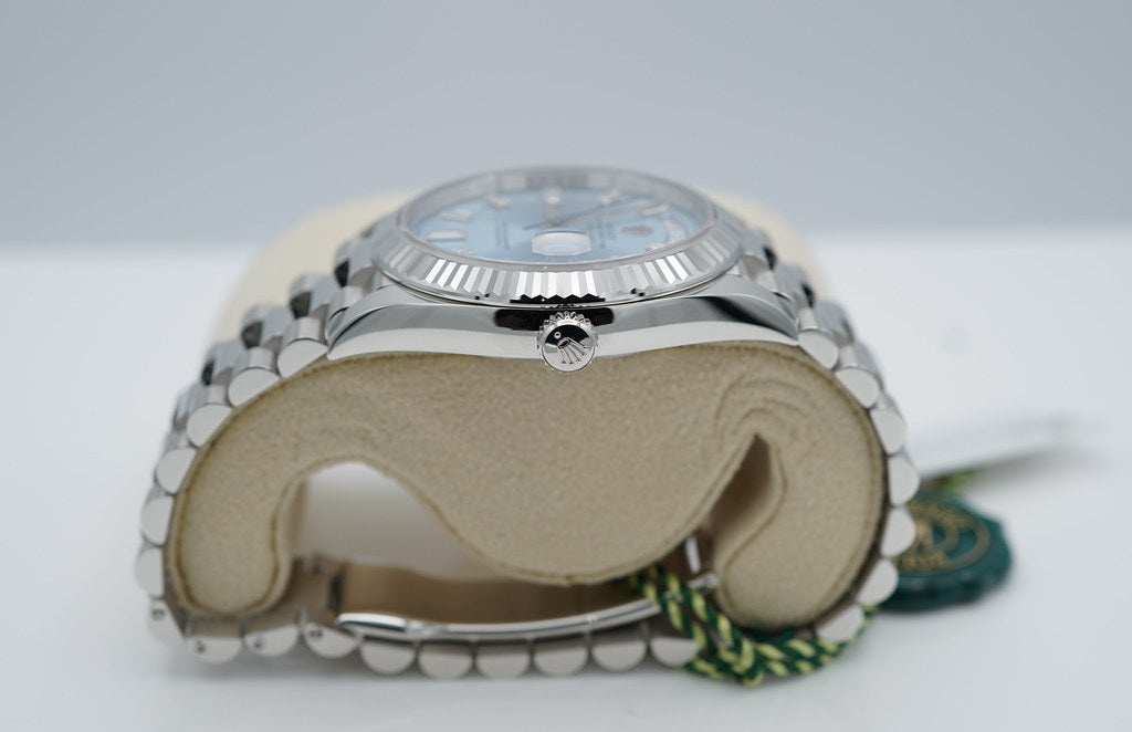 Rolex DAY DATE PLATINUM ICE BLUE