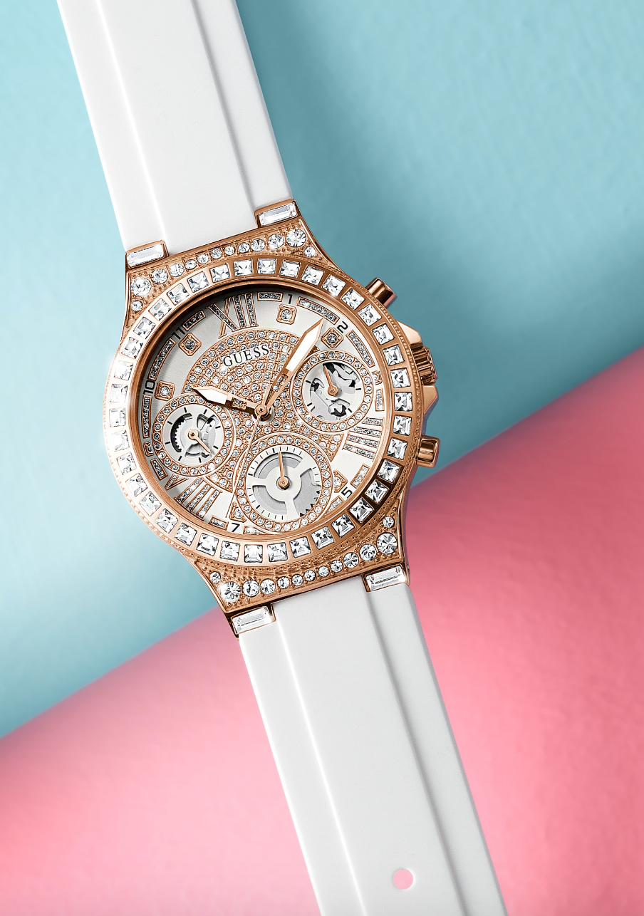 Guess Moonlight White Watch
