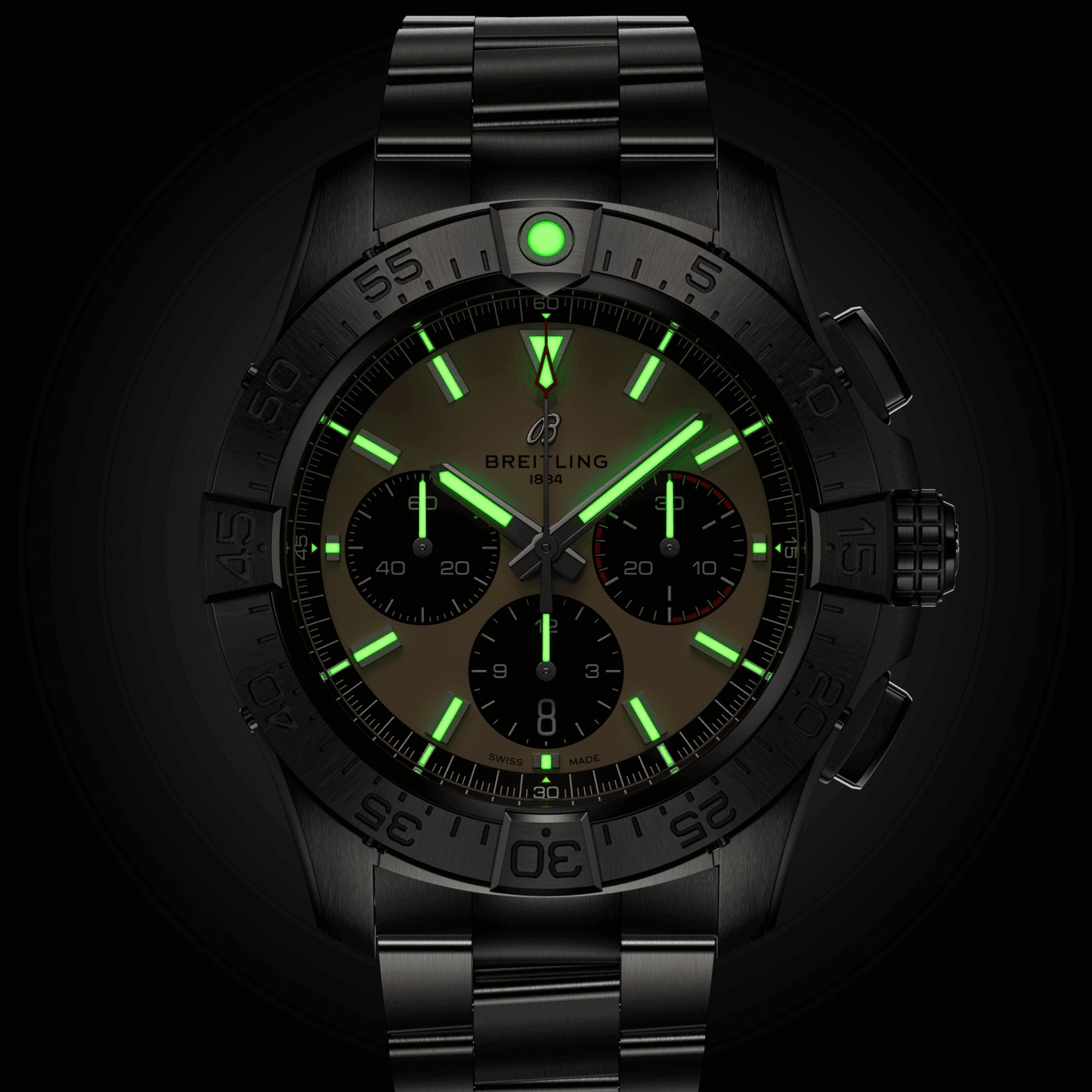 Montre Breitling Avenger B01 Chronograph cadran sable