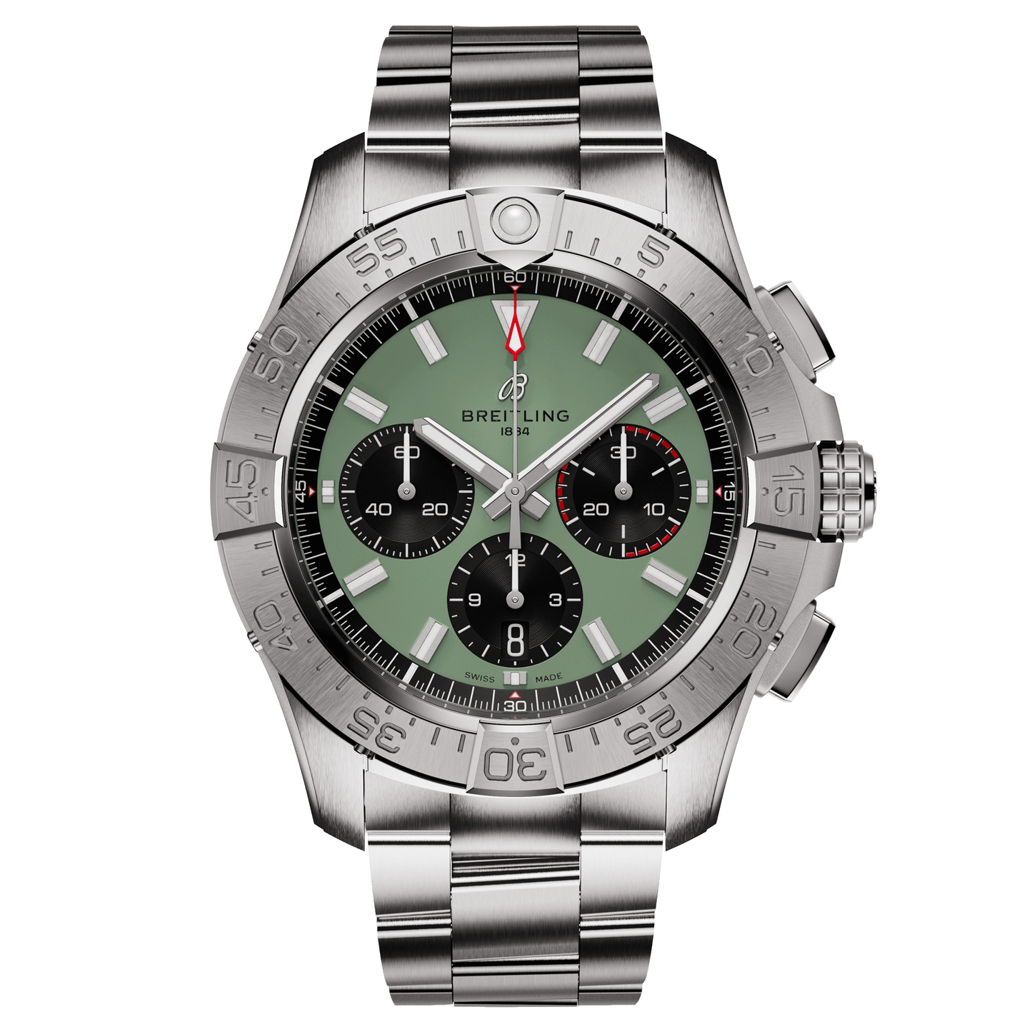 Montre Breitling Avenger B01 Chronograph cadran vert