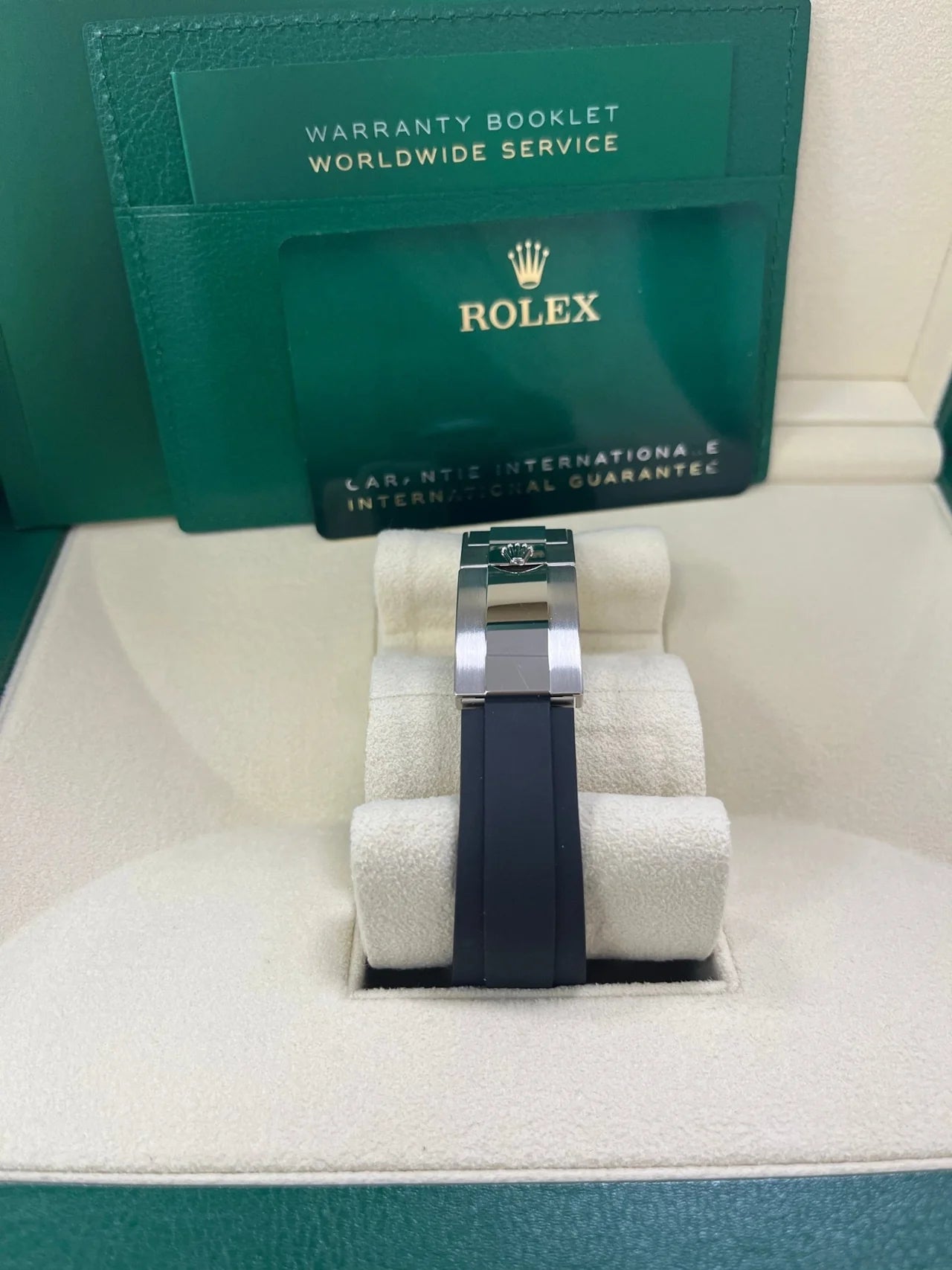 Rolex Daytona Silver Meteroite and Black Dial Oysterflex