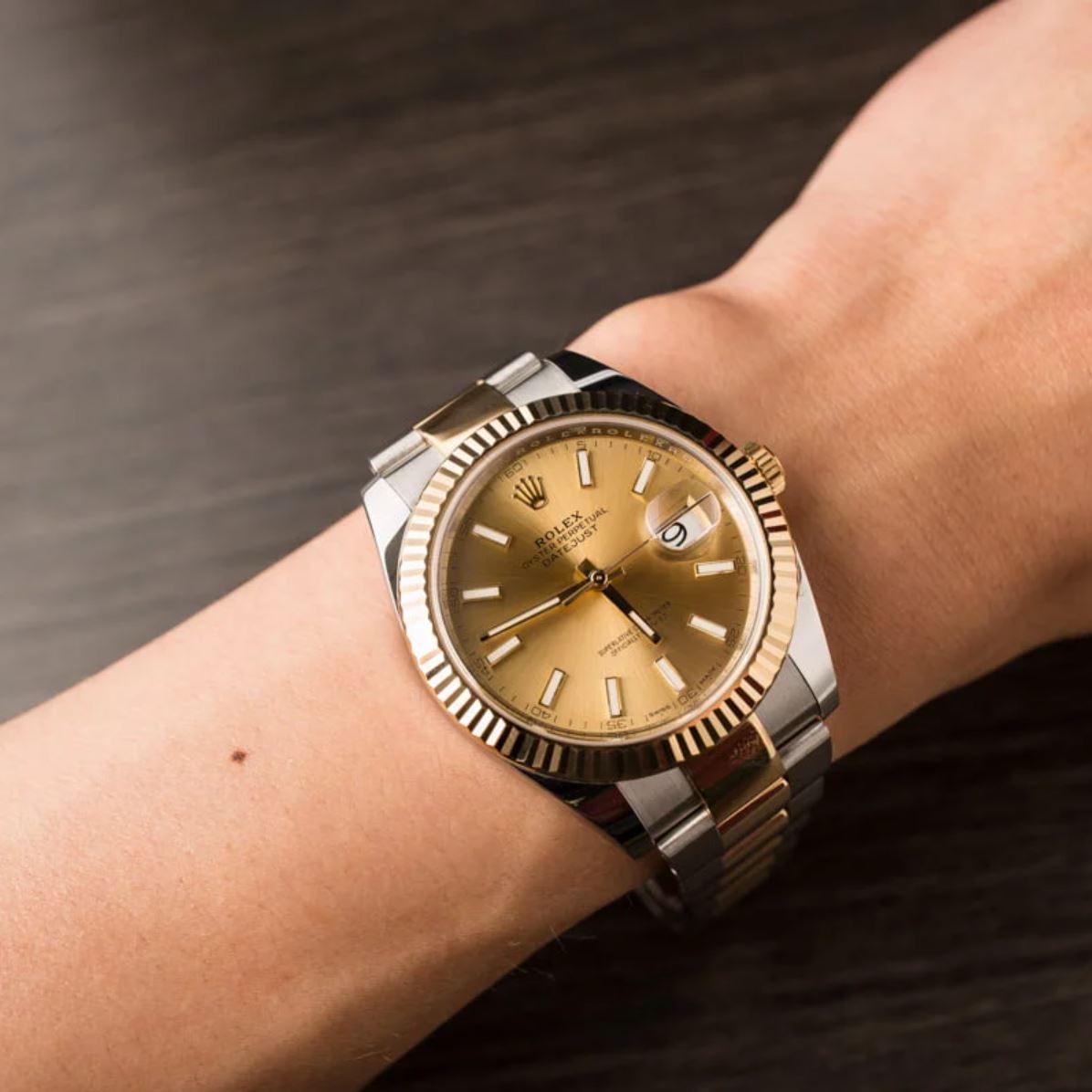 Datejust "Champagne" 41mm 126333 Bracelet Oyster