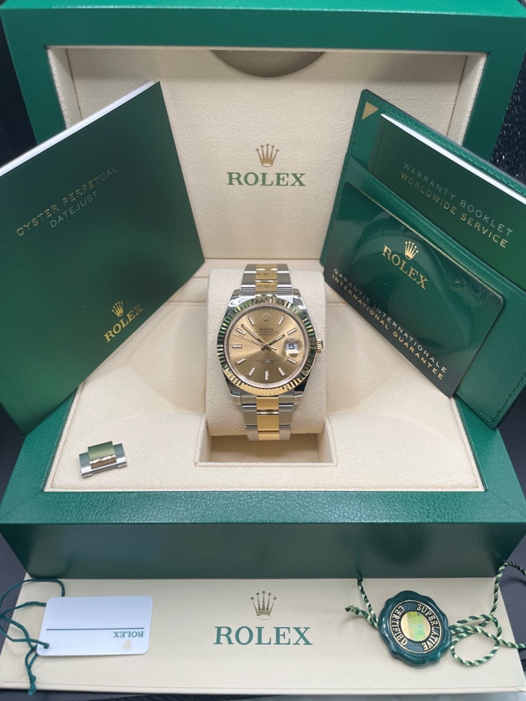 Datejust "Champagne" 41mm 126333 Bracelet Oyster