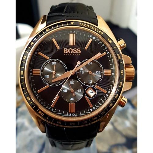 ساعة هيوغو بوس HB1513092 كرونوغراف جلد للرجال