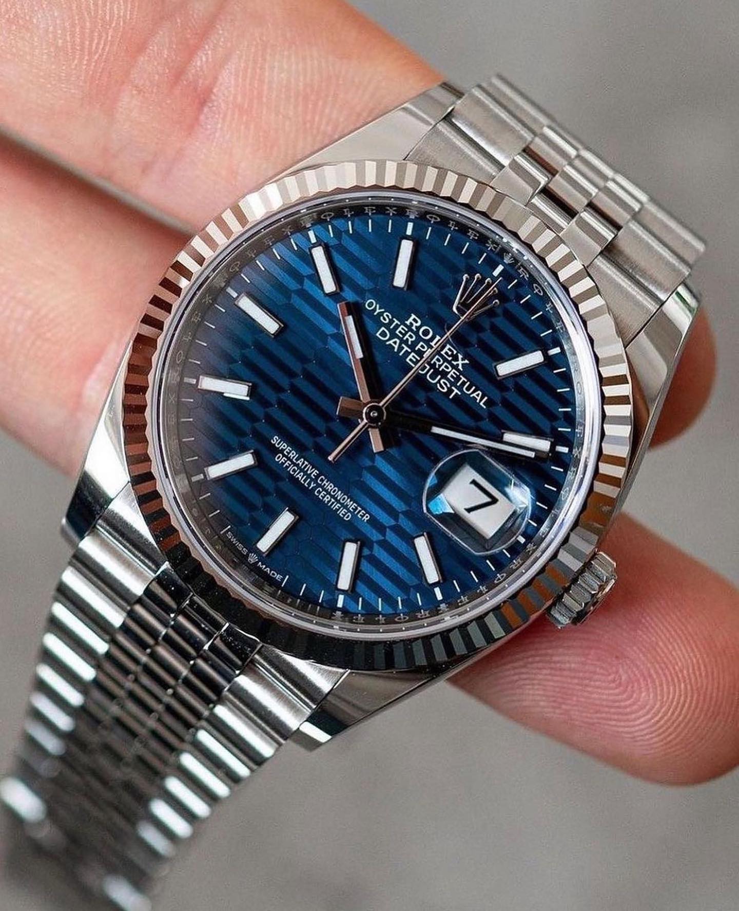 Datejust 36mm Bleu 126234 Modèle 2021