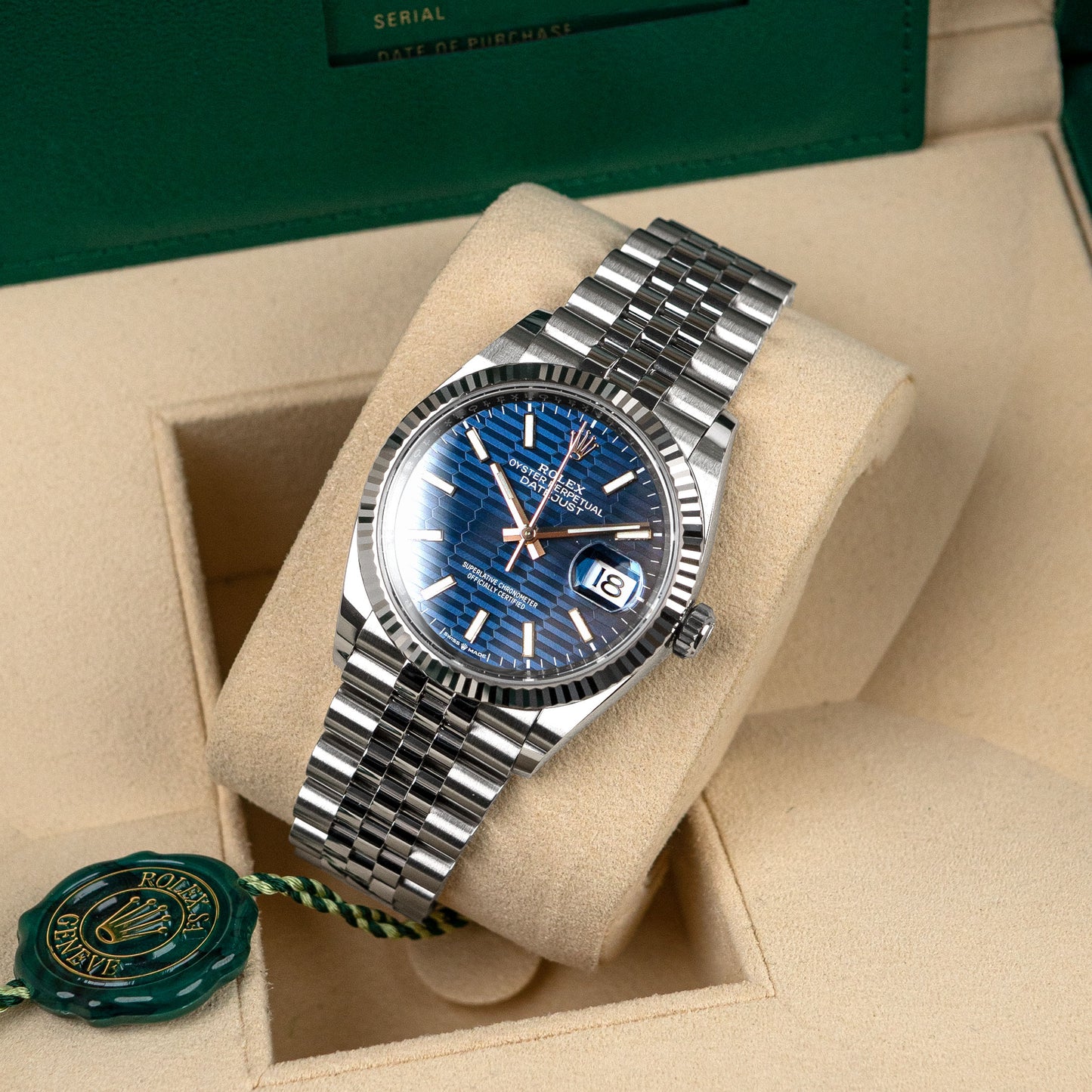 Datejust 36mm Bleu 126234 Modèle 2021