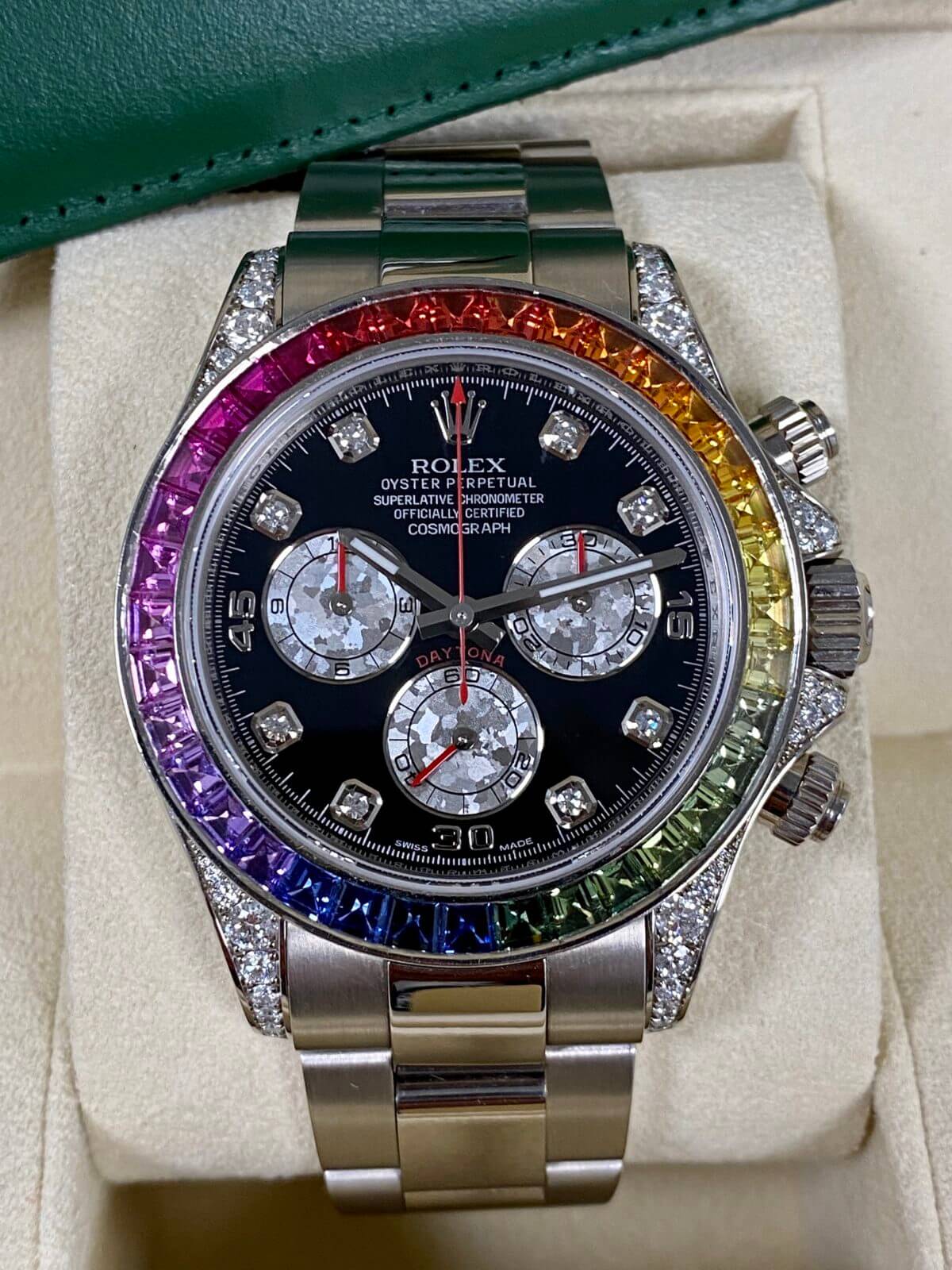 Daytona Cosmographe RAINBOW Argentée