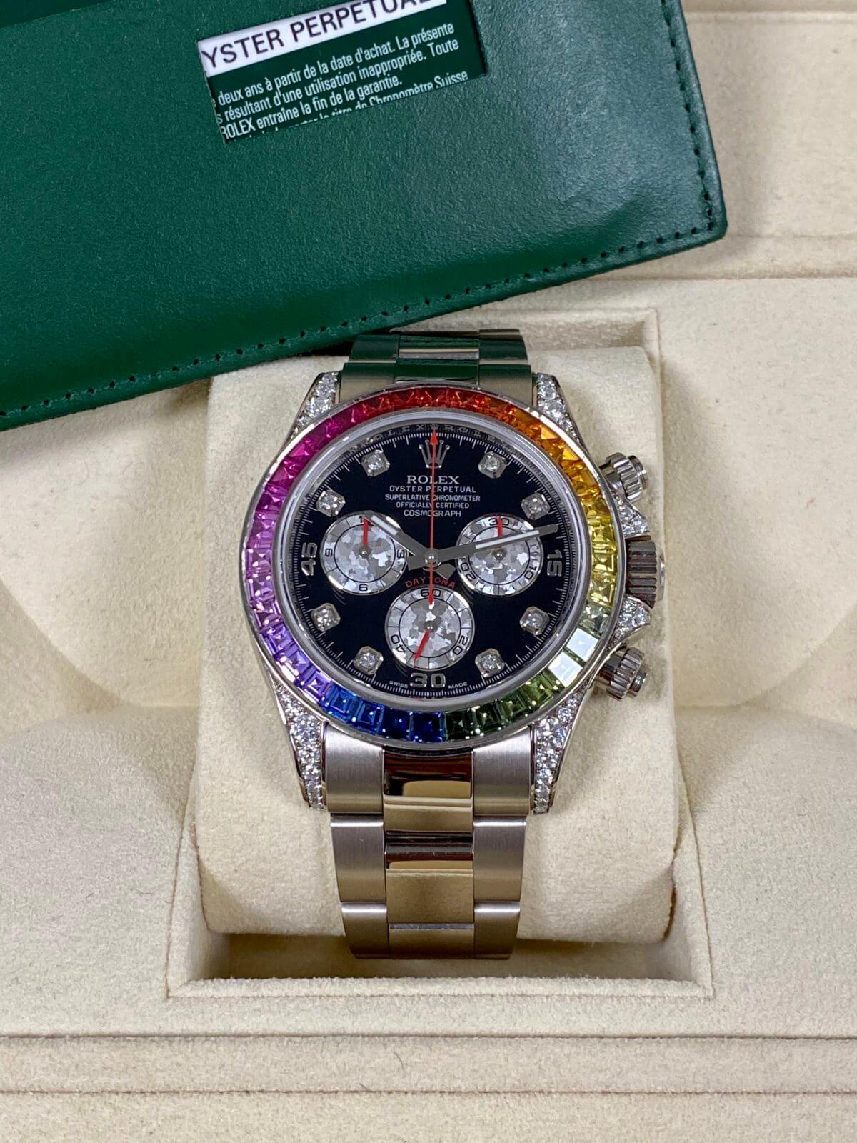 Daytona Cosmographe RAINBOW Argentée