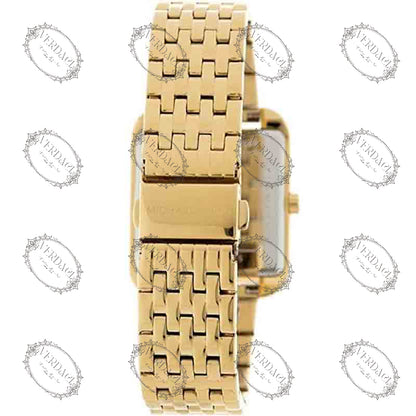 Michael Kors Women’s Quartz Stainless Steel Gold Dial 30mm Watch MK4377