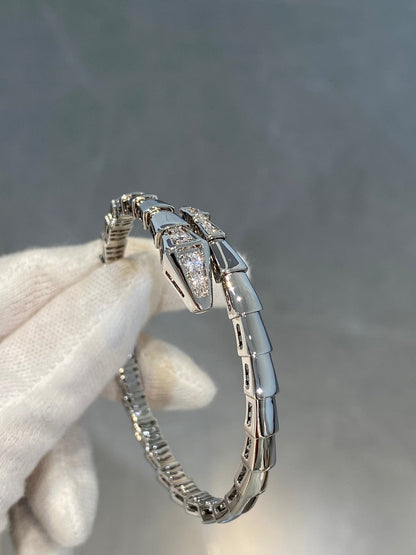 [Verdaci™]SERPENTI BRACELET DIAMONDS SILVER