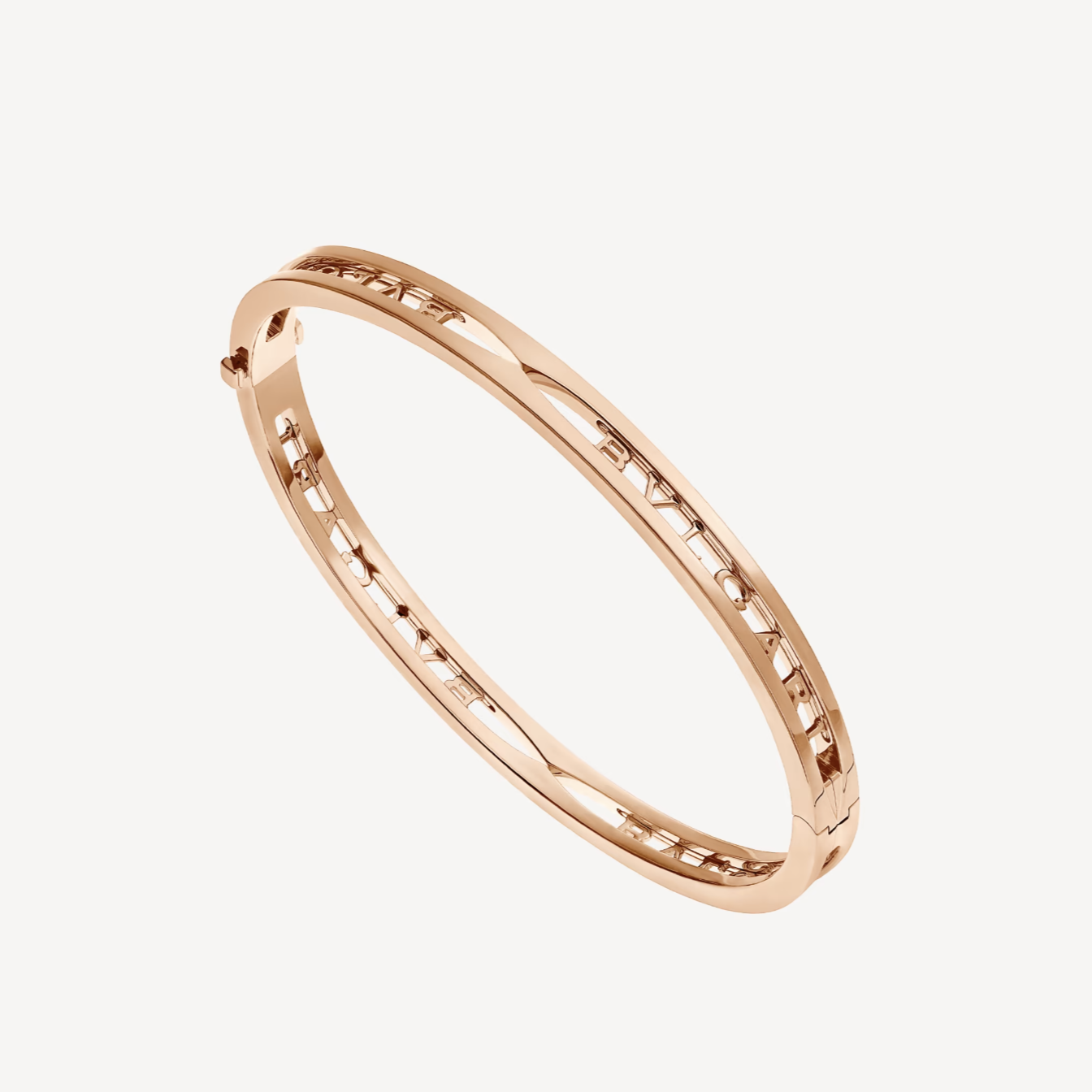 [Verdaci™]ZERO 1 SPIRAL LOGO PINK GOLD BRACELET