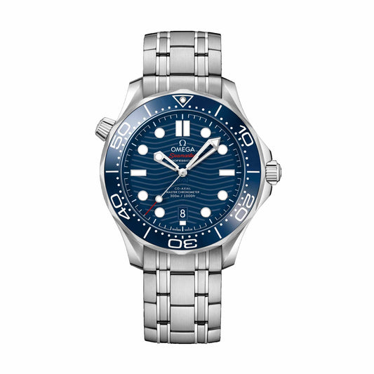 OMEGA Seamaster Blue Dial Steel Bracelet