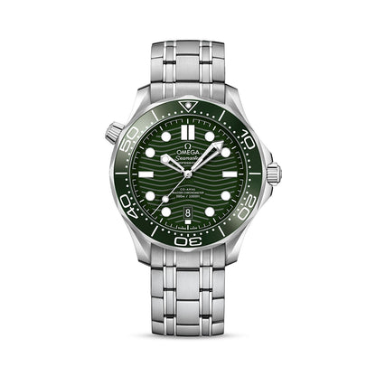 OMEGA Seamaster  Green Dial Steel Bracelet