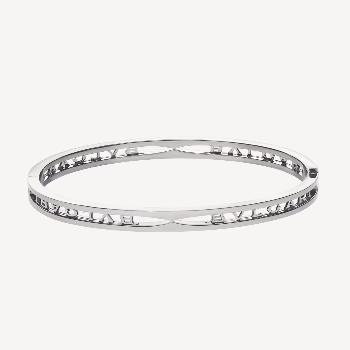 [Verdaci™]ZERO 1 SPIRAL LOGO SILVER BRACELET