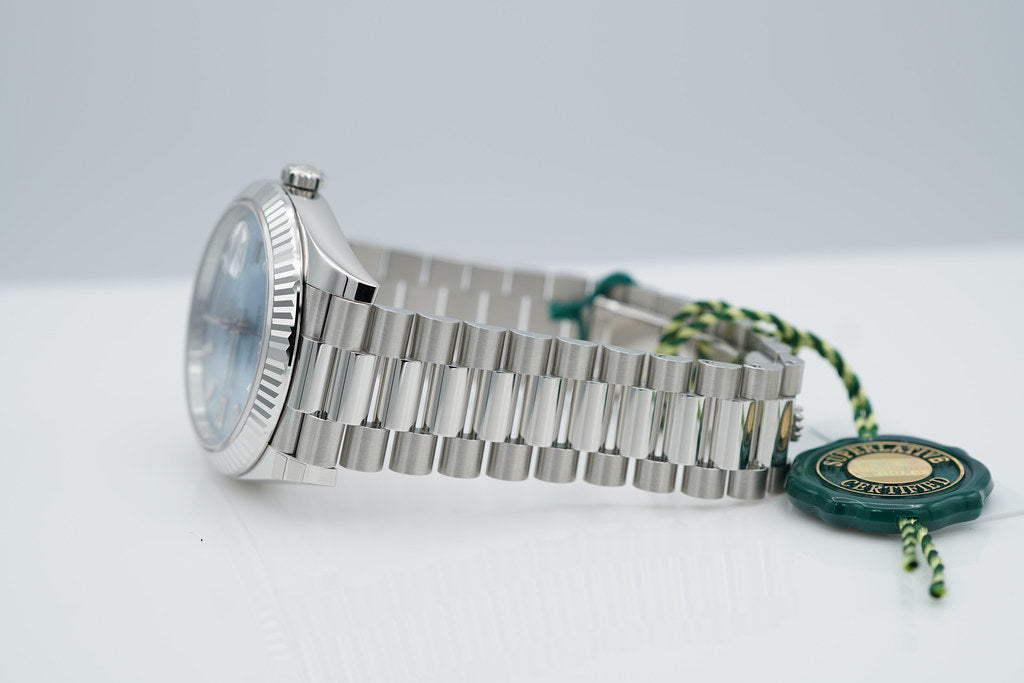 Rolex DAY DATE PLATINUM ICE BLUE