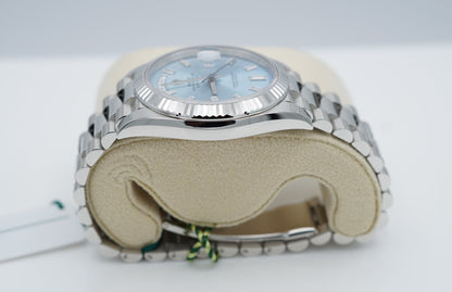 Rolex DAY DATE PLATINUM ICE BLUE