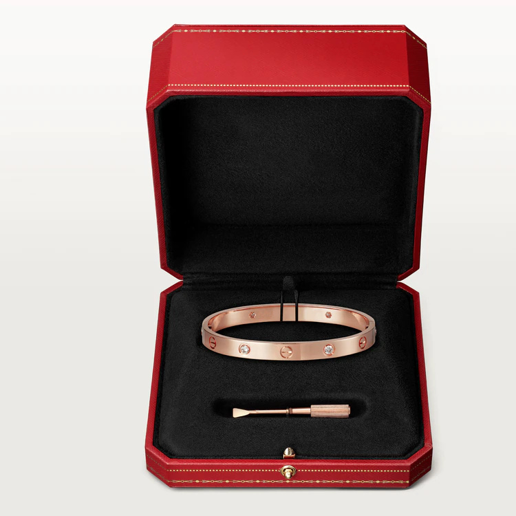 [Verdaci™]LOVE BRACELET 6.1MM 4 DIAMONDS