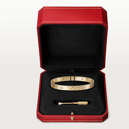 [Verdaci™]LOVE BRACELET 6.1MM 4 DIAMONDS