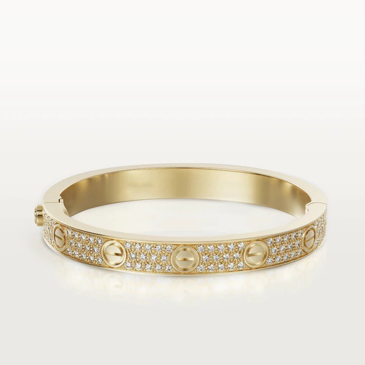 [Verdaci™]LOVE BRACELET 6.1MM DIAMOND-PAVED