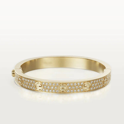 [Verdaci™]LOVE BRACELET 6.1MM DIAMOND-PAVED