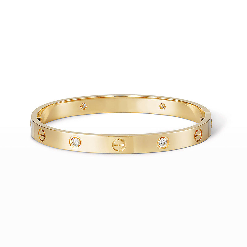 [Verdaci™]LOVE BRACELET 6.1MM 4 DIAMONDS