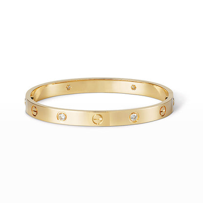 [Verdaci™]LOVE BRACELET 6.1MM 4 DIAMONDS