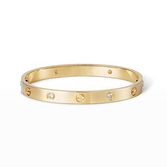 [Verdaci™]LOVE BRACELET 6.1MM 4 DIAMONDS