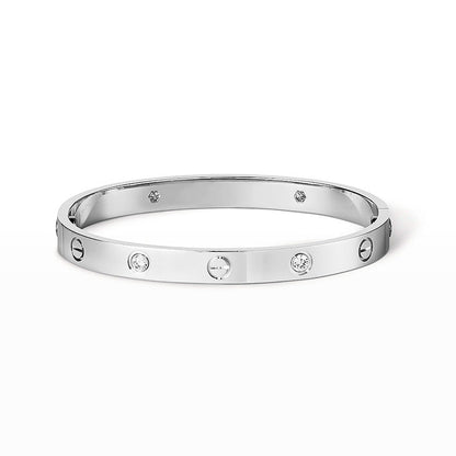 [Verdaci™]LOVE BRACELET 6.1MM 4 DIAMONDS