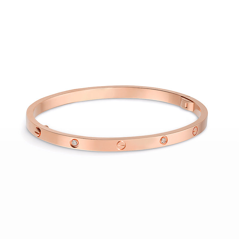 [Verdaci™]LOVE BRACELET 3.65MM 6 DIAMONDS