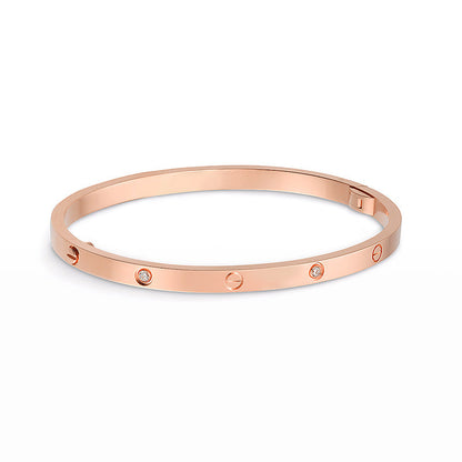 [Verdaci™]LOVE BRACELET 3.65MM 6 DIAMONDS