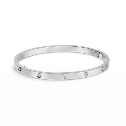 [Verdaci™]LOVE BRACELET 3.65MM 6 DIAMONDS
