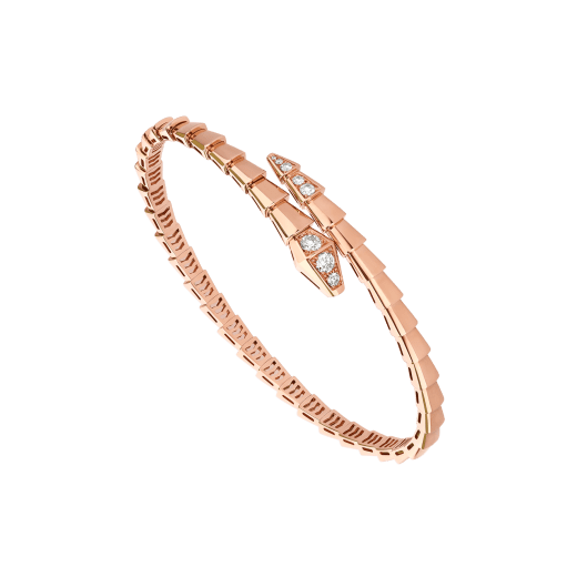 [Verdaci™]SERPENTI BRACELET DIAMONDS PINK GOLD