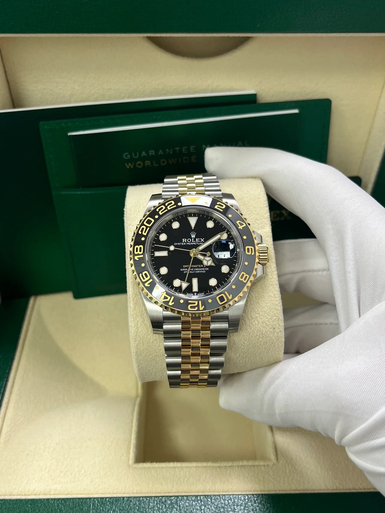 Rolex GMT-Master II Two-Tone Black Jubilee