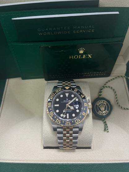 Rolex GMT-Master II Two-Tone Black Jubilee