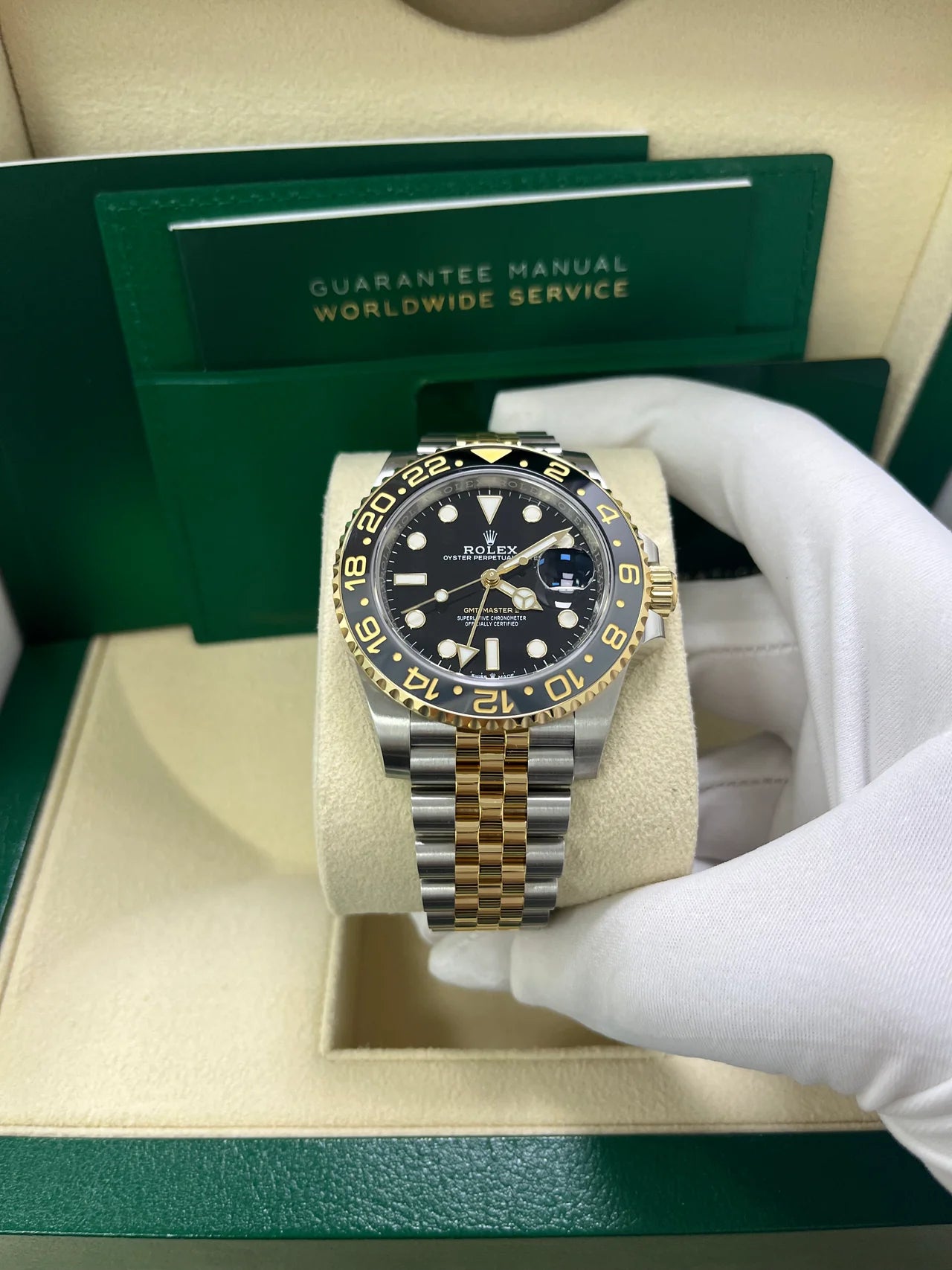 Rolex GMT-Master II Two-Tone Black Jubilee