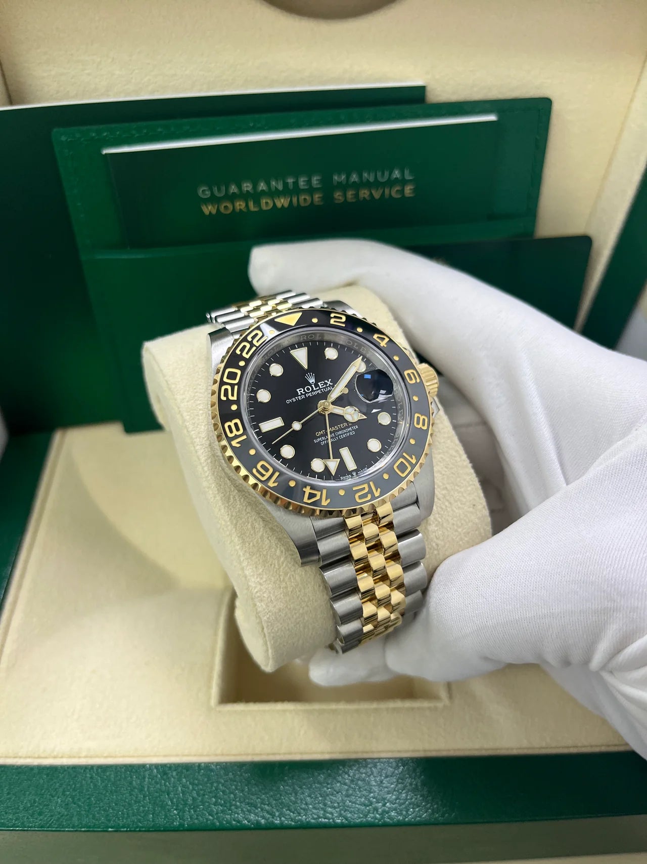 Rolex GMT-Master II Two-Tone Black Jubilee