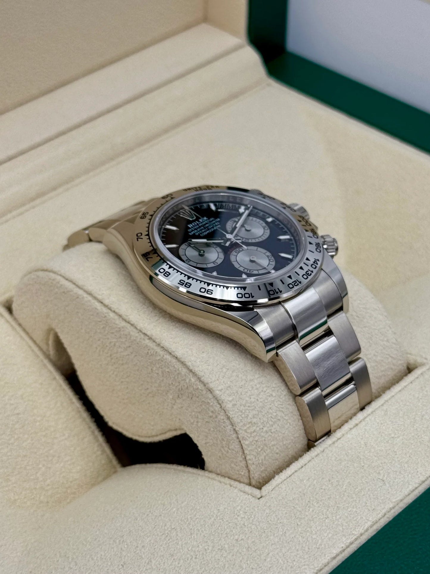 Rolex Daytona 40mm 126509 White Gold Black Dial
