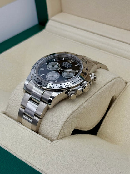 Rolex Daytona 40mm 126509 White Gold Black Dial
