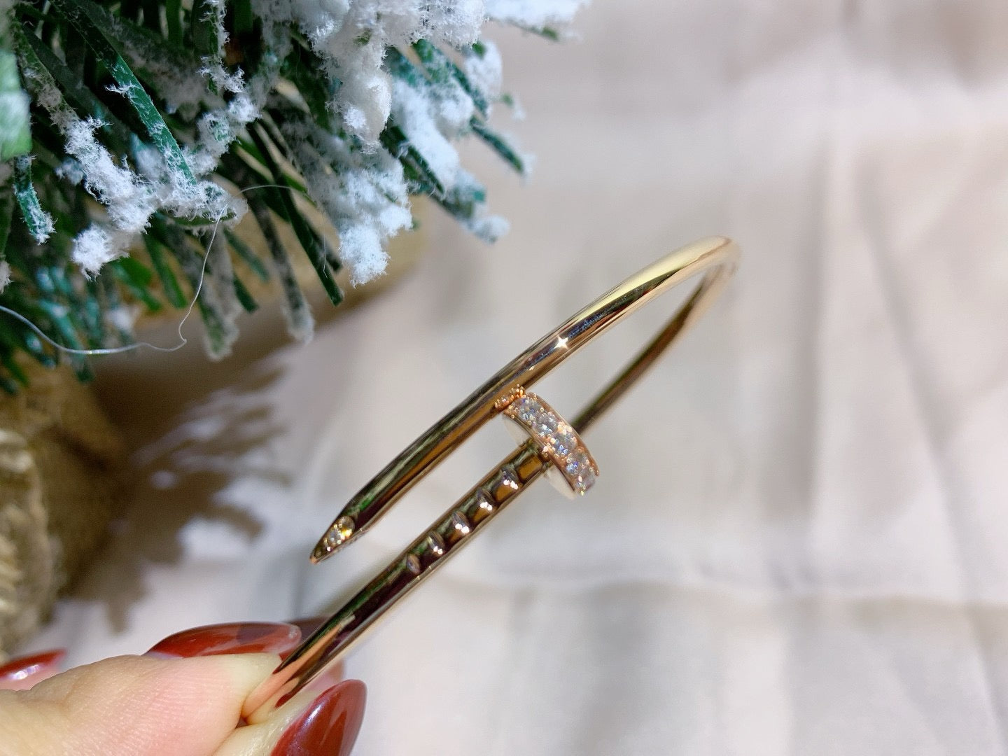 [Verdaci™]JUSTE BRACELET 2.5MM DIAMONDS