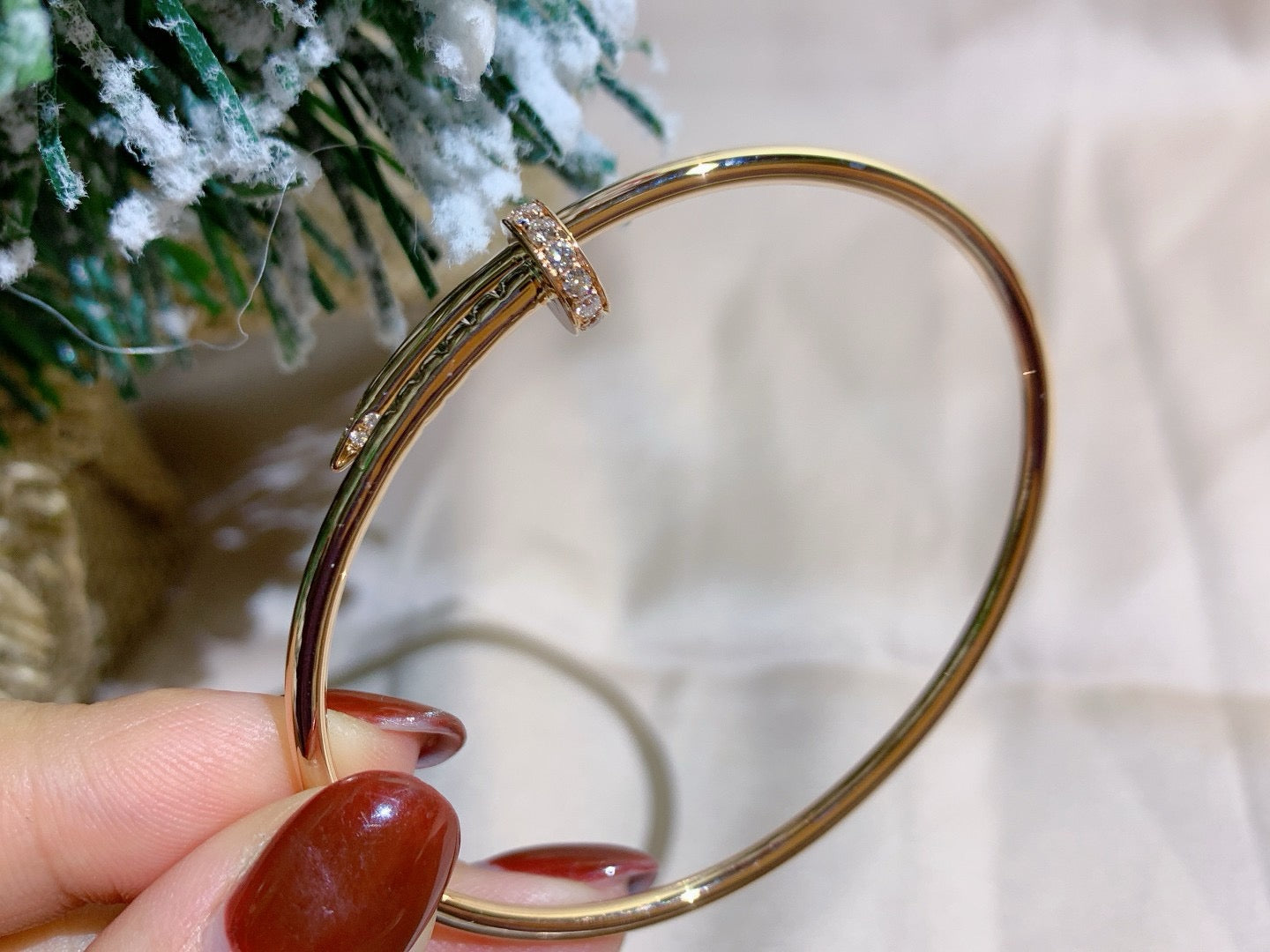 [Verdaci™]JUSTE BRACELET 2.5MM DIAMONDS