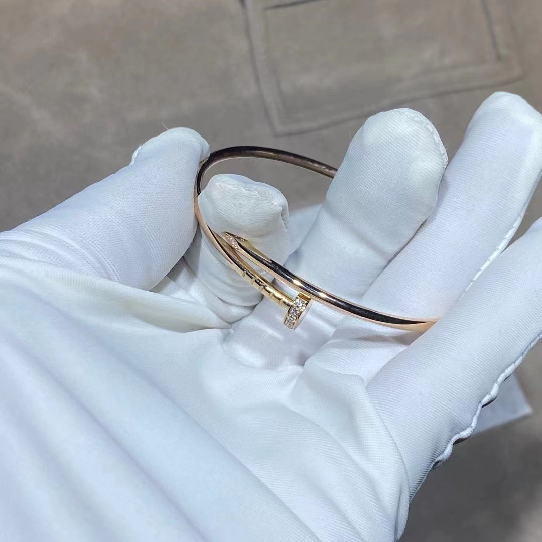 [Verdaci™]JUSTE BRACELET 2.5MM DIAMONDS