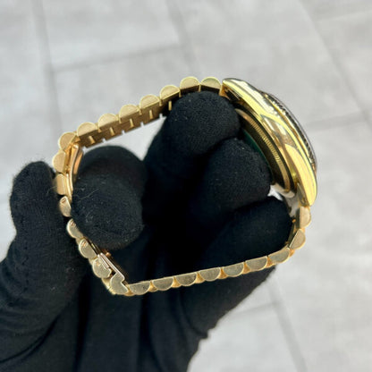 ROLEX DAY-DATE 36 BLACK DIAL