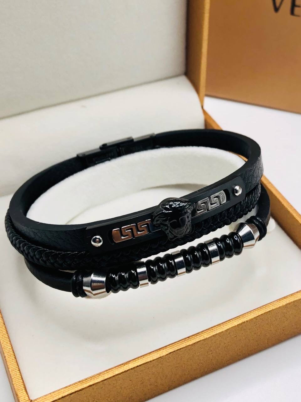 bracelet cuir  de Luxe Pour Homme / H30085