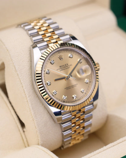 Rolex Datejust 41 Champagne Dial Two Tone Jubilee 126333