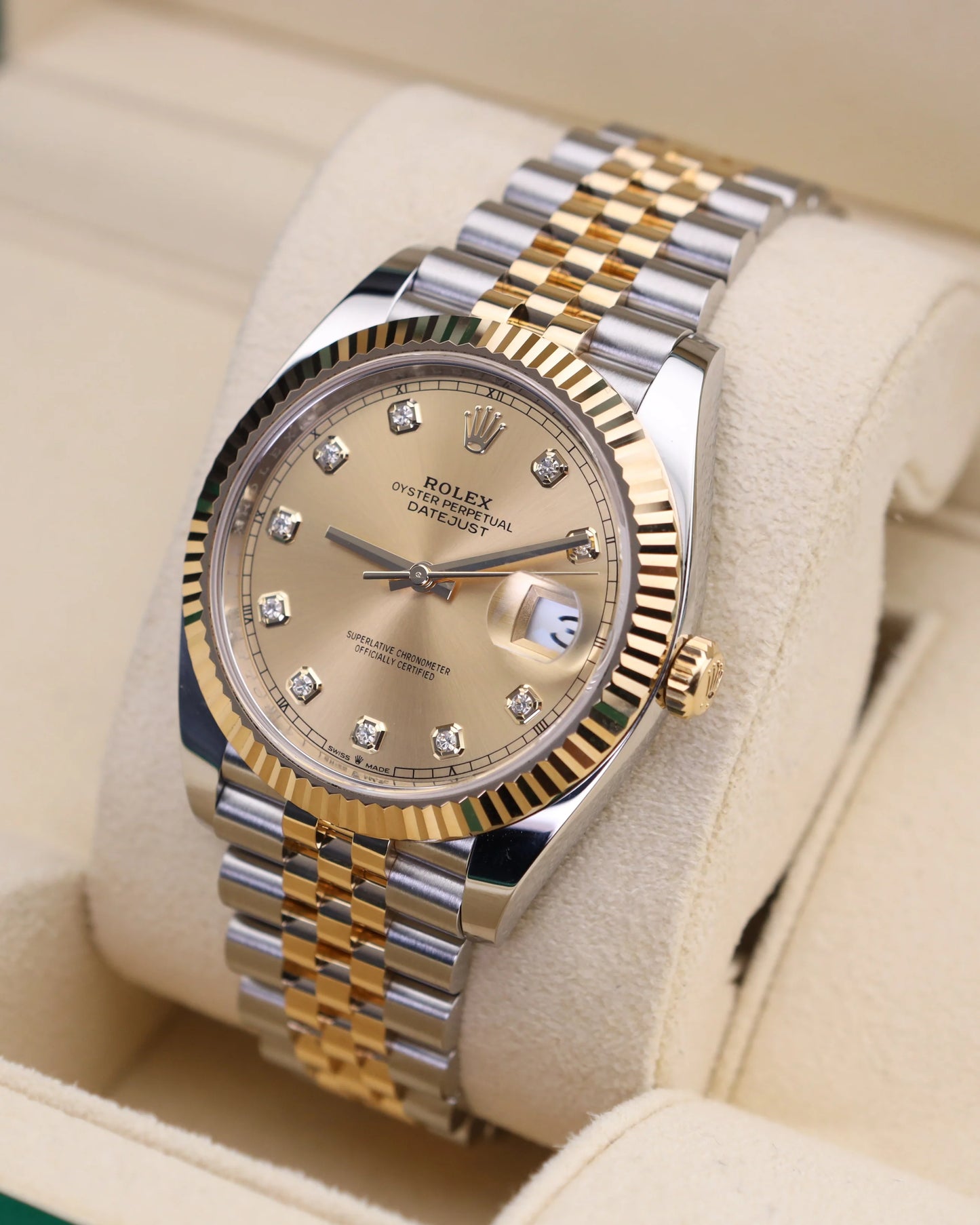 Rolex Datejust 41 Champagne Dial Two Tone Jubilee 126333