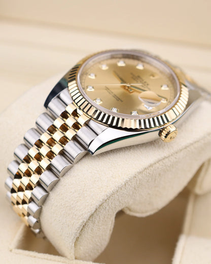 Rolex Datejust 41 Champagne Dial Two Tone Jubilee 126333
