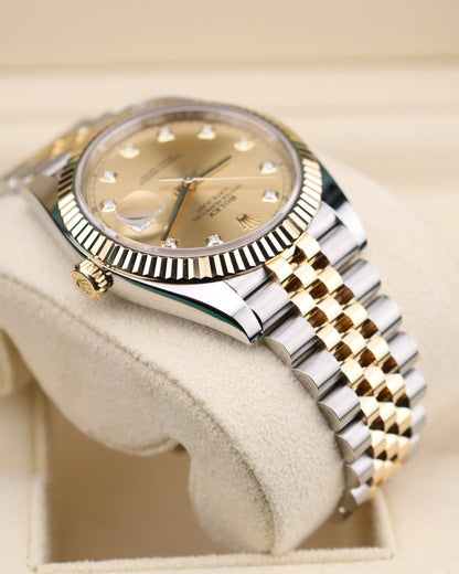 Rolex Datejust 41 Champagne Dial Two Tone Jubilee 126333