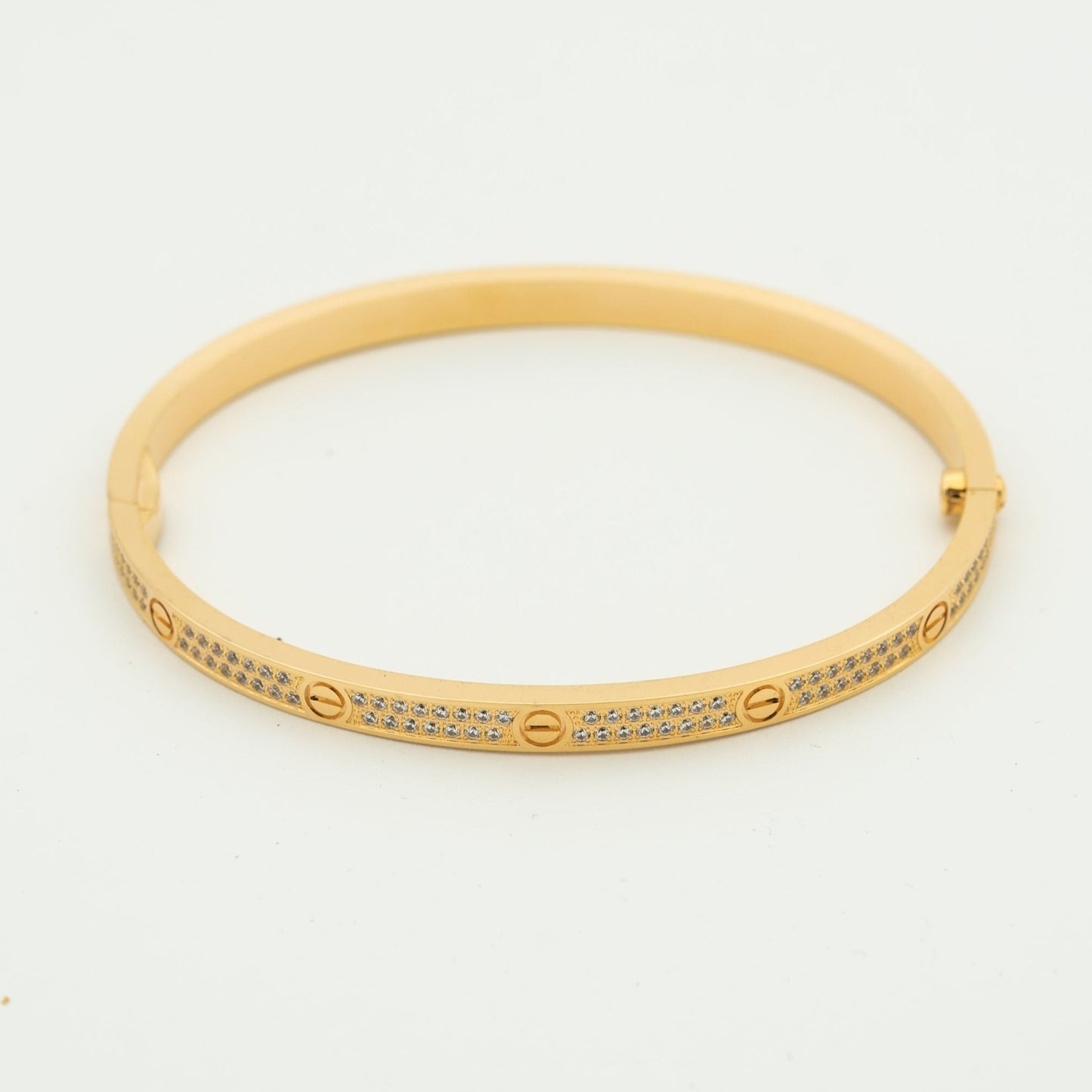 [Verdaci™]LOVE BRACELET 3.65MM DIAMOND-PAVED