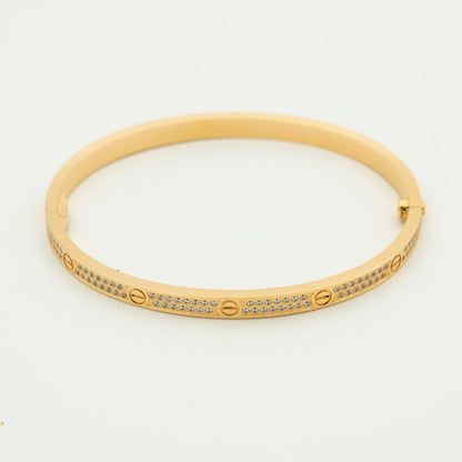 [Verdaci™]LOVE BRACELET 3.65MM DIAMOND-PAVED